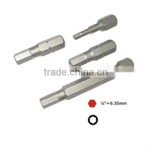 S2 HEX Screwdriver Bits, Forged Insert Bit thumbnail-1