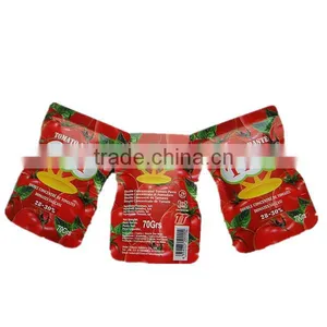 70g 56g Stand Pouch Tomato Paste Double Concentrated 28-30% thumbnail-2