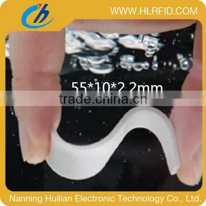 ISO18000-6c Rfid Laundry Tag,cheap RFID Uhf Flexible Laundry Tag,rfid Laundry Tag for Hospital Bedding Sheet/clothes thumbnail-2