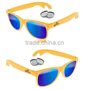 2017 Latest New Custom Logo Promotional Fashion Bottle Opener Sunglasses thumbnail-2