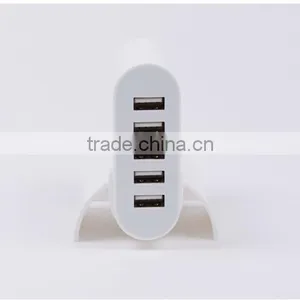 Fast Charging 5 Ports Usb Mobile Phone Travel Charger thumbnail-3