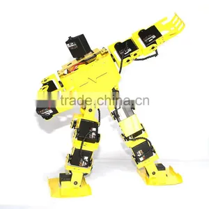 17 Degrees of Freedom Bipedal Humanoid Robot With Full Steering Bracket Accessories( Yellow) MK-A0001-3 thumbnail-1