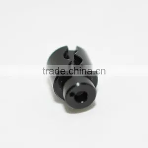 High Precision CNC Turning Black Plating Aluminum Aviation Plug Parts thumbnail-3