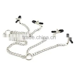 SEX LADIES NIPPLE CLAMPS WITH VAGINAL CLAMPS SEX TOYS LADIES NIPPLE CLAMPS SEX GAME TOYS WHOLESA NIPPLE CLAMPS thumbnail-1