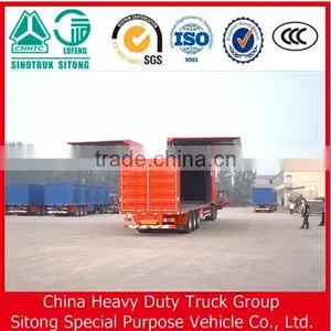 Sino Truck Stainless Steel Box Semi Trailer for Online Shopping thumbnail-1