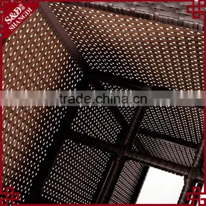 S&D Various Plastic pe Rattan Hand Made Outdoor Nursery Wicker Planter Garden Plastic Flower Pot thumbnail-4