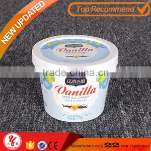 6 OZ Disposable Custom Colorful Ice Cream Cup Paper Bowls thumbnail-1