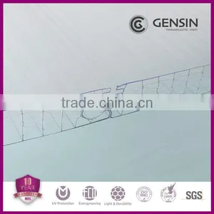 40mm Thicken Plug-pattern Polycarbonate Sheet,Wall Panel,Partition Interior Paneling Building Materials thumbnail-4