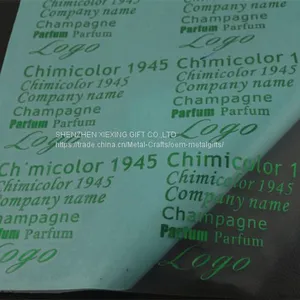 Customized 3M Glue Electroplate Metal Nickel Sticker thumbnail-4