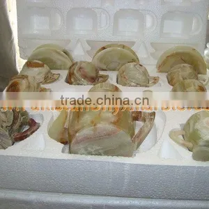 Buy Cheap NATURAL COLOR ONYX TEA SETS HANDICRAFTS thumbnail-5