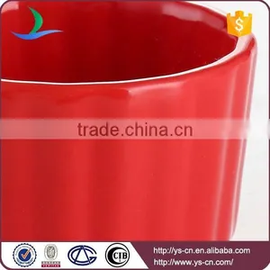 Red Glazed Ceramic Restaurant Microwave Cake Bowl thumbnail-2