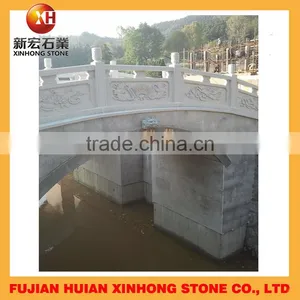 White Stone Carving Marble Arch Bridge Railing thumbnail-1