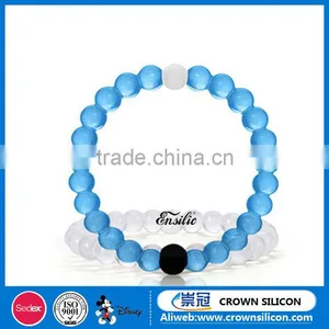 Transparent Silicone Rubber Ball Bracelet thumbnail-1