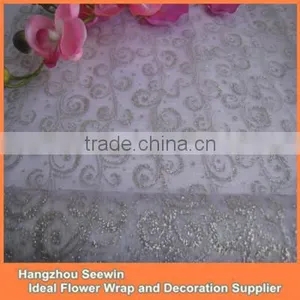 Sparkle White Modern Design Table Cloth/Runner thumbnail-1