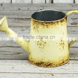Hot Sales!!! Shabby Chic White Flower Watering Can thumbnail-1