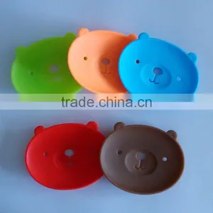 2015 New Design Little Bear Shape Silicone Soap Molds /customizable Silicone Bathroom Soap Holders thumbnail-1