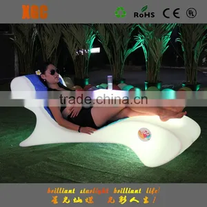 2017 New Design Eco-friendly Colorful Leisure Bed for Garden Chaise Lounge Chair thumbnail-1