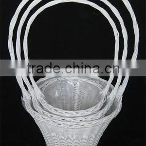 Big Wicker Garden Basket for Planting thumbnail-1