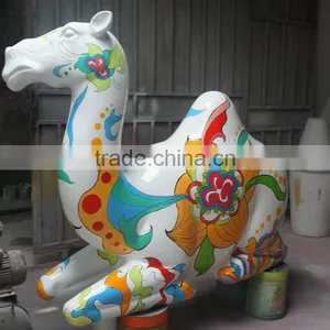 Fiberglass Camel Figure Statue Sculpture thumbnail-3