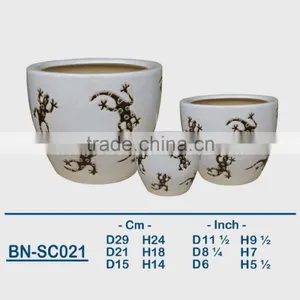 Vietnamese Ceramic Indoor Pot/ Indoor Planter BN-SC021 thumbnail-1
