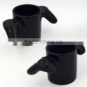 Ceramic Novelty 3D Game Button Double Handle Mugs thumbnail-1