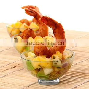 Food Grade BPA Free Plastic Clear Bowl , Reusable Unbreakble Salad Bow for Home Appliance thumbnail-2