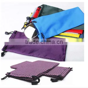 Cheap Soft Cloth Microfiber Jewely Bag Case For Sunglasses Glasses Random Delivery thumbnail-3