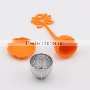 Good Quality Flower Design Silicone Tea Tool thumbnail-4