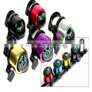 Hot Sale Colorful Bike Bell Compass Ring Bells Outdoor Door Sports Cycling Bells Bicycle Alarm Sound Crisp for Mountain Cycling thumbnail-1