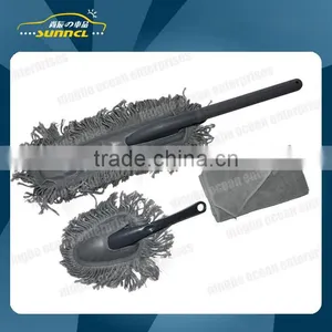100% Polyester PP Material Car Cleaning Towel , Microfiber Car Wash Brush thumbnail-1