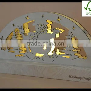 Snowman Christmas Wooden Laser Cutting Decorations thumbnail-2