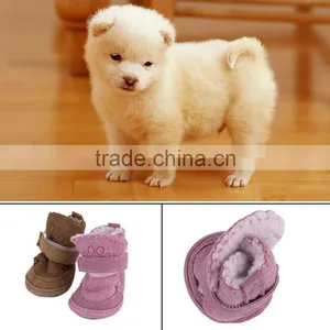 2 Colors 2015 New Fashion Pet Dog Pet Shoes Snow Boots Child Teddy Cotton Fla Small Dog Shoes Snow Boots thumbnail-2