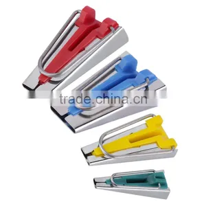 Set of 4 Fabric Bias Tape Maker Binding Tool Sewing Quilting 6mm 12mm 18mm 25mm New Arrival thumbnail-1