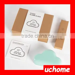 UCHOME Cloud Shape Alarm Clock/Colour Changing Light Nature Sound Alarm Clock,Table Alarm Clock,Digital Clock thumbnail-6