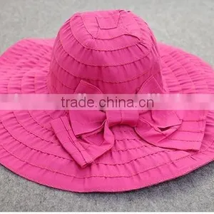 100% Cotton Fashion Lady's Bucket Hat thumbnail-2