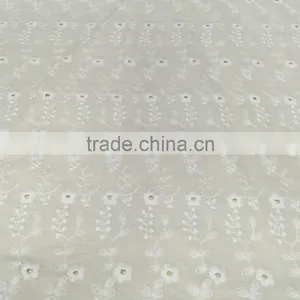 Burn Out Cotton Lace Fabric for Dress thumbnail-4