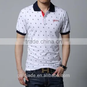 Fashion Style High Quality Custom Fitted Polo Shirts Wholesale Embroidered Logo Polo Shirts For Men thumbnail-3