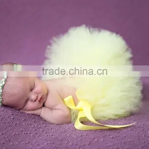 In-stock Latest Fashionable Design Baby Tutu Skirt With Flower Headwear for Photo Props thumbnail-3