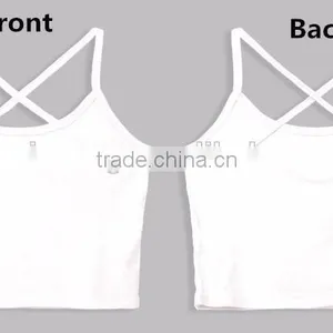 Sexy Promotional Back X-croseed Ladies Vest thumbnail-3