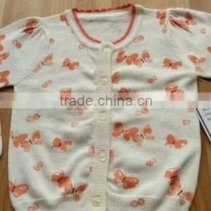 New Autumn Designs Children Clothing Kids Wear Cardigan Sweater O-neck Child Cardigan Girls Light Sweaters(KS0434) thumbnail-3