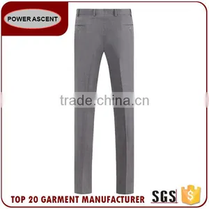 New Design Double Breast Light Grey Coat Pant Business Men Suit thumbnail-4