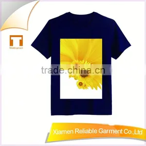180GSM 100% Cotton Wholesale Cotton Children's t Shirt Printed With Sunflower thumbnail-1