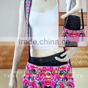 Thai Embroidered HMONG Hill Tribe Shoulder Bag Cross Body Bag thumbnail-1
