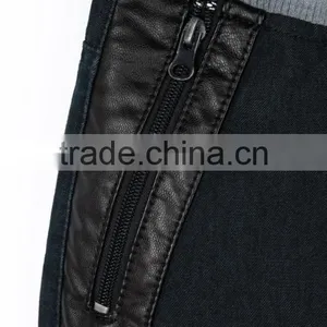 Guangzhou Garments Factory New Style Dark Blue 11 Years Old Jeans Trousers for Children thumbnail-5