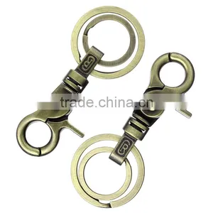 Wholesale Antique Bronze Key Chain Lobster Swivel Clasps For Key Ring thumbnail-2