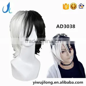 AD3038 Monokuma /Black Jack Wig Cosplay White and Black Cosplay Wigs thumbnail-1