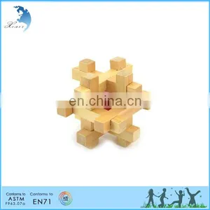 2016 New Design Baby Brain Jigsaw Cube Wooden Game Super 3d Puzzle thumbnail-4