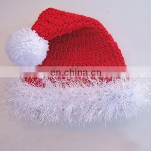 Knitted Christmas Hat Promotion Santa Claus Hat Children and Adult Father Christmas Hat thumbnail-1