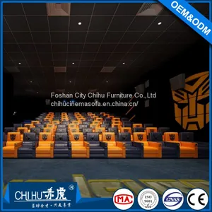 2017 New Design Home Theater Sofa,high End Theater Recliner Sofa thumbnail-1