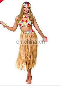 Girls Sexy Hula Skirt Latest Design Hawaiian Costumes GT2099 thumbnail-1